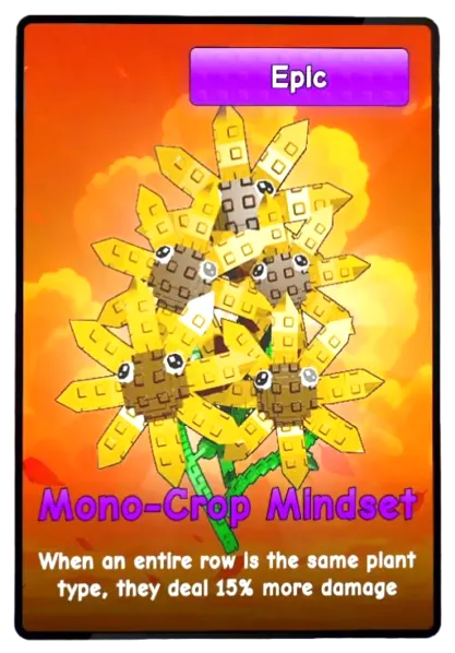 Mono-Crop Mindset